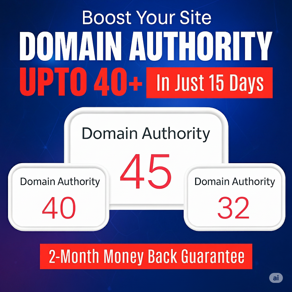 Increase your website DA to 30+ in just 10 days for only £25 🔥