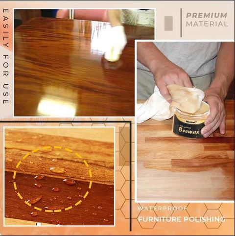 Shopnio Wood Seasoning Beeswax Polish – Complete Solution for Furniture Care