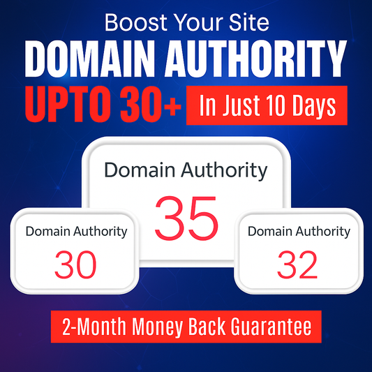 Increase your website DA to 30+ in just 10 days for only £25 🔥