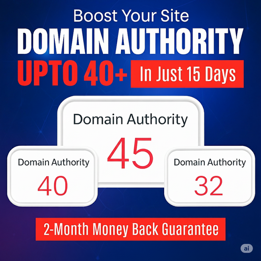 Increase your website DA to 30+ in just 10 days for only £25 🔥