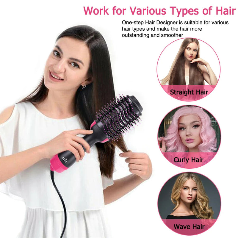 Shopnio 3 in 1 Hot Air Brush (Dryer + Styler)